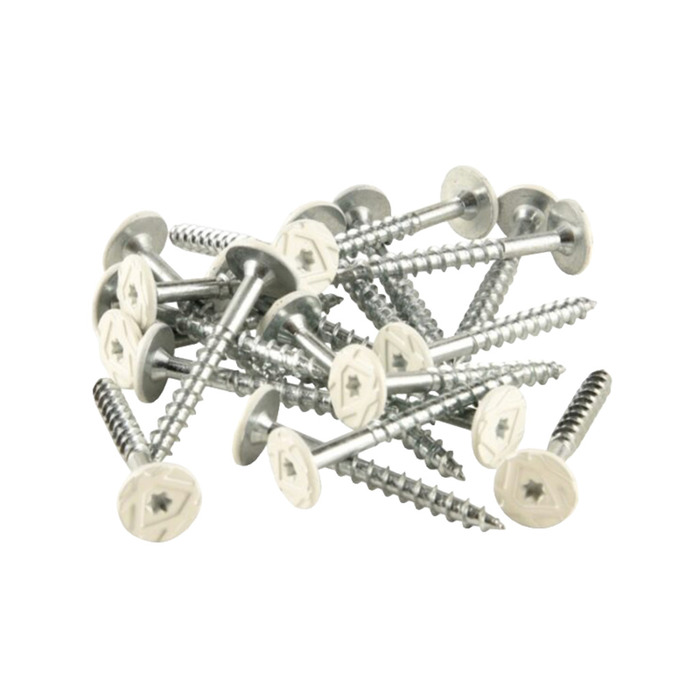 Skruv t/träbetong 5 x 45 mm Vit 250-pack Fibrotech